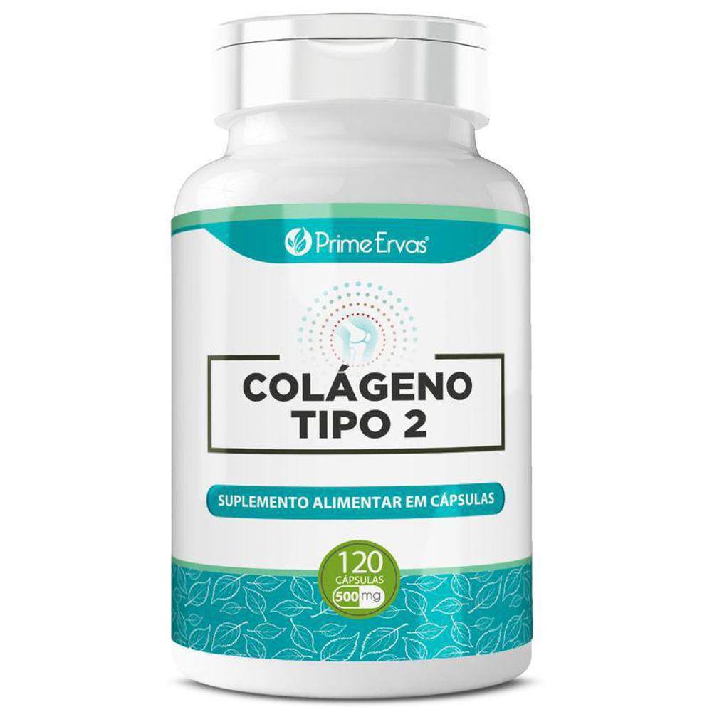 Colágeno Tipo 2 40Mg 120 Cápsulas Prime Ervas