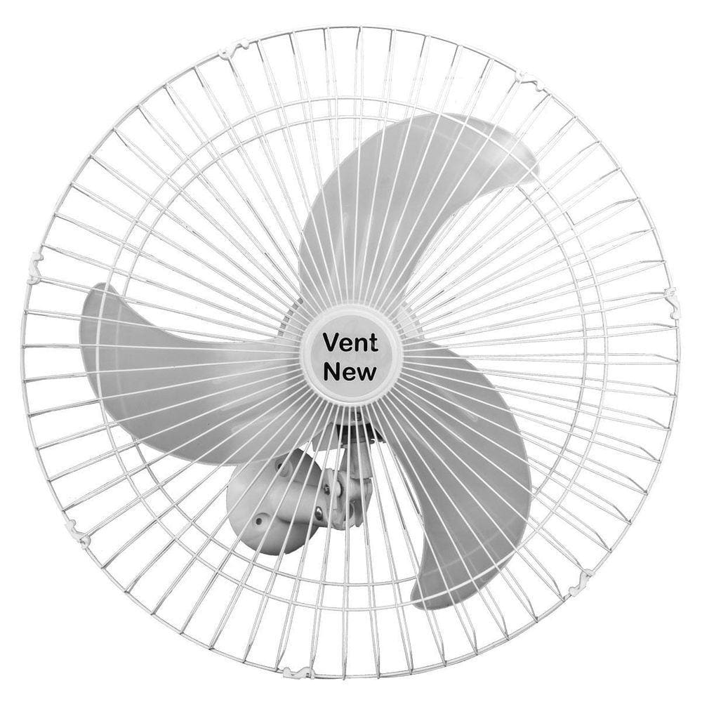 Ventilador De Parede Oscilante 60 Cm Bivolt Branco 200 W