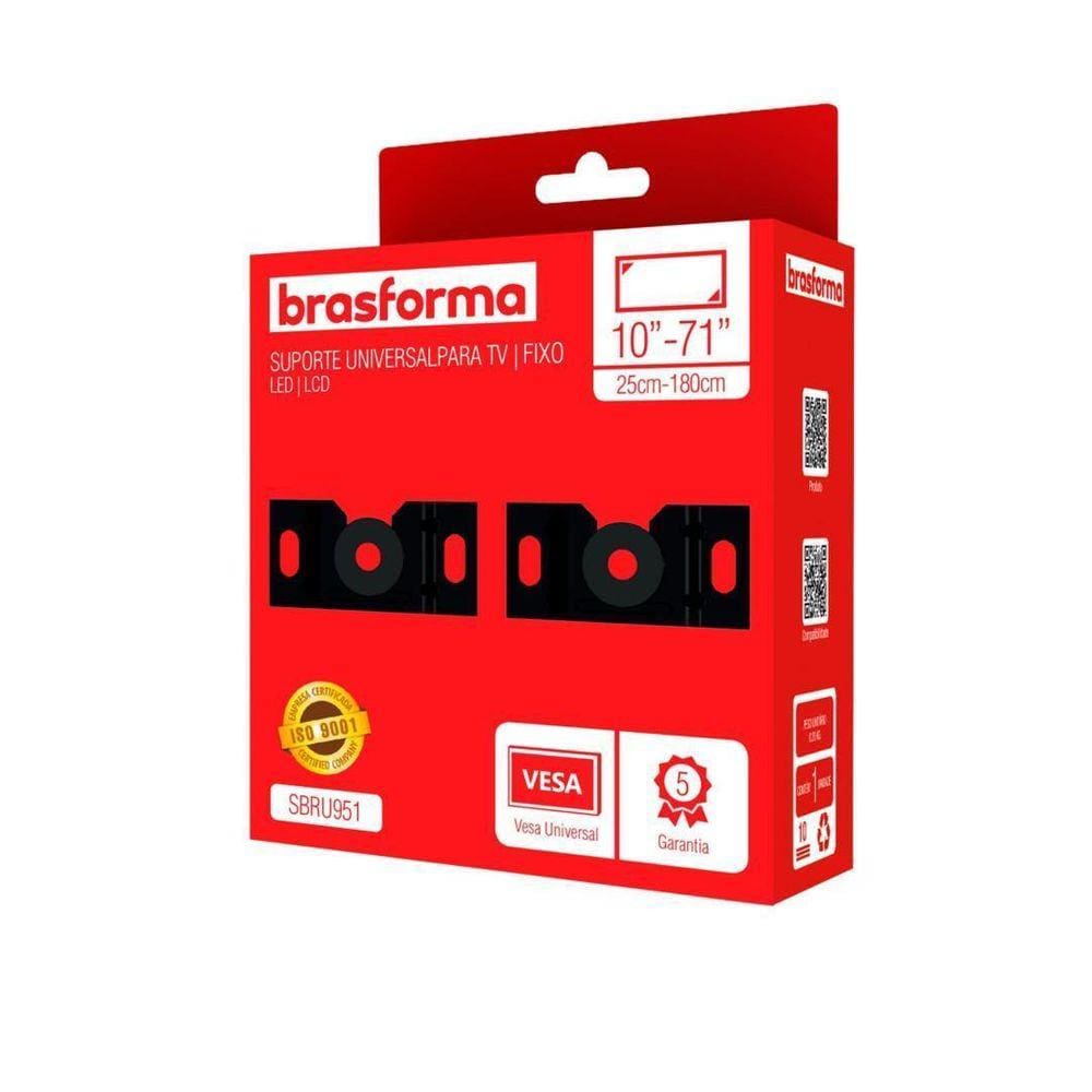 Suporte Universal Tv Brasforma 10``- 71`` Sbru951