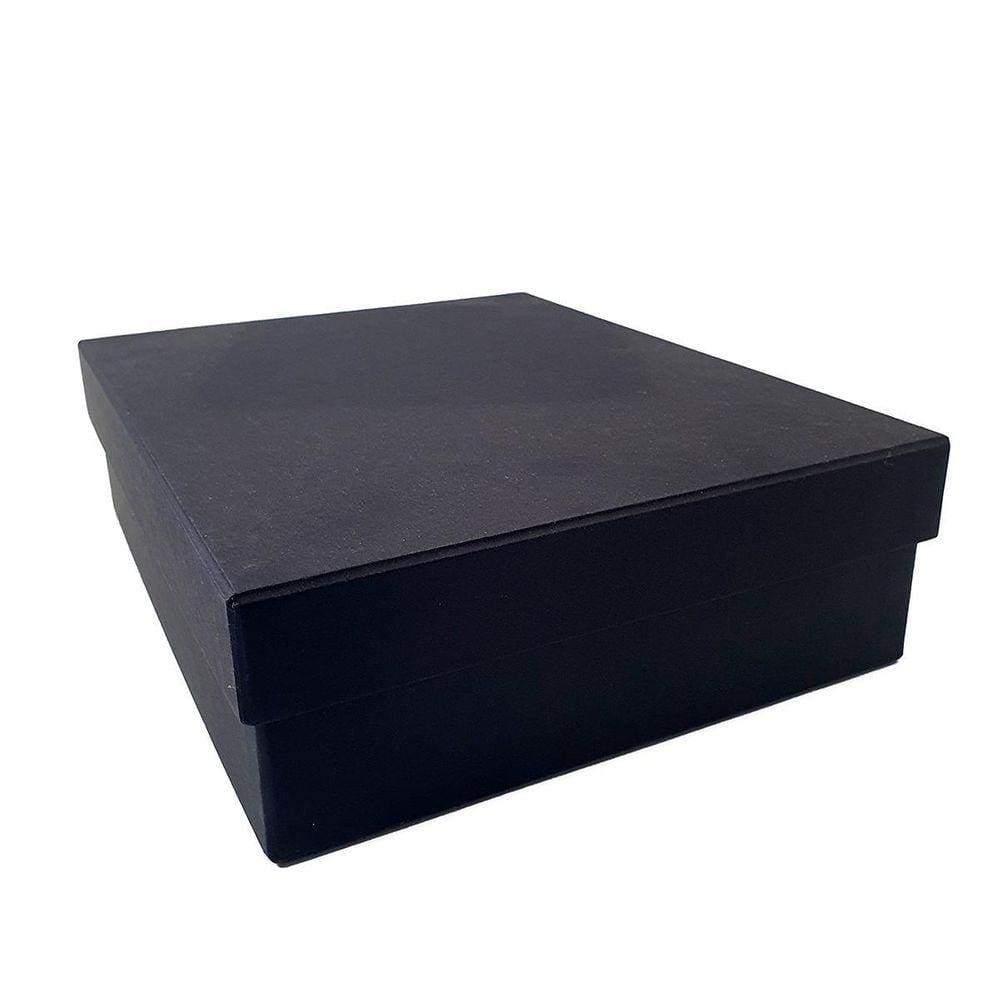 Caixa Cartonada De Presente/Utilitaria Tam 30X30X5 Preta