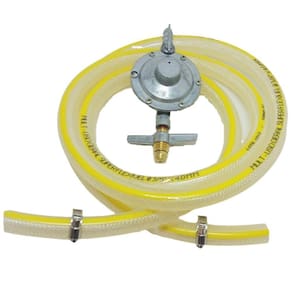 Kit Com 3M Mangueira Gás + Registro 2Kg Para Botijão De Cozinha