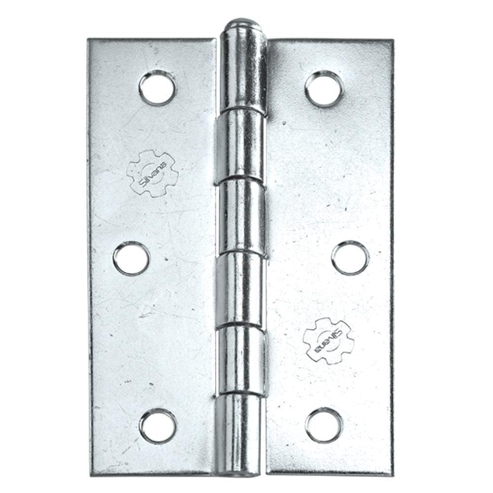 Dobradiça Para Portas Em Aço 3X2.1/2`` Cromada