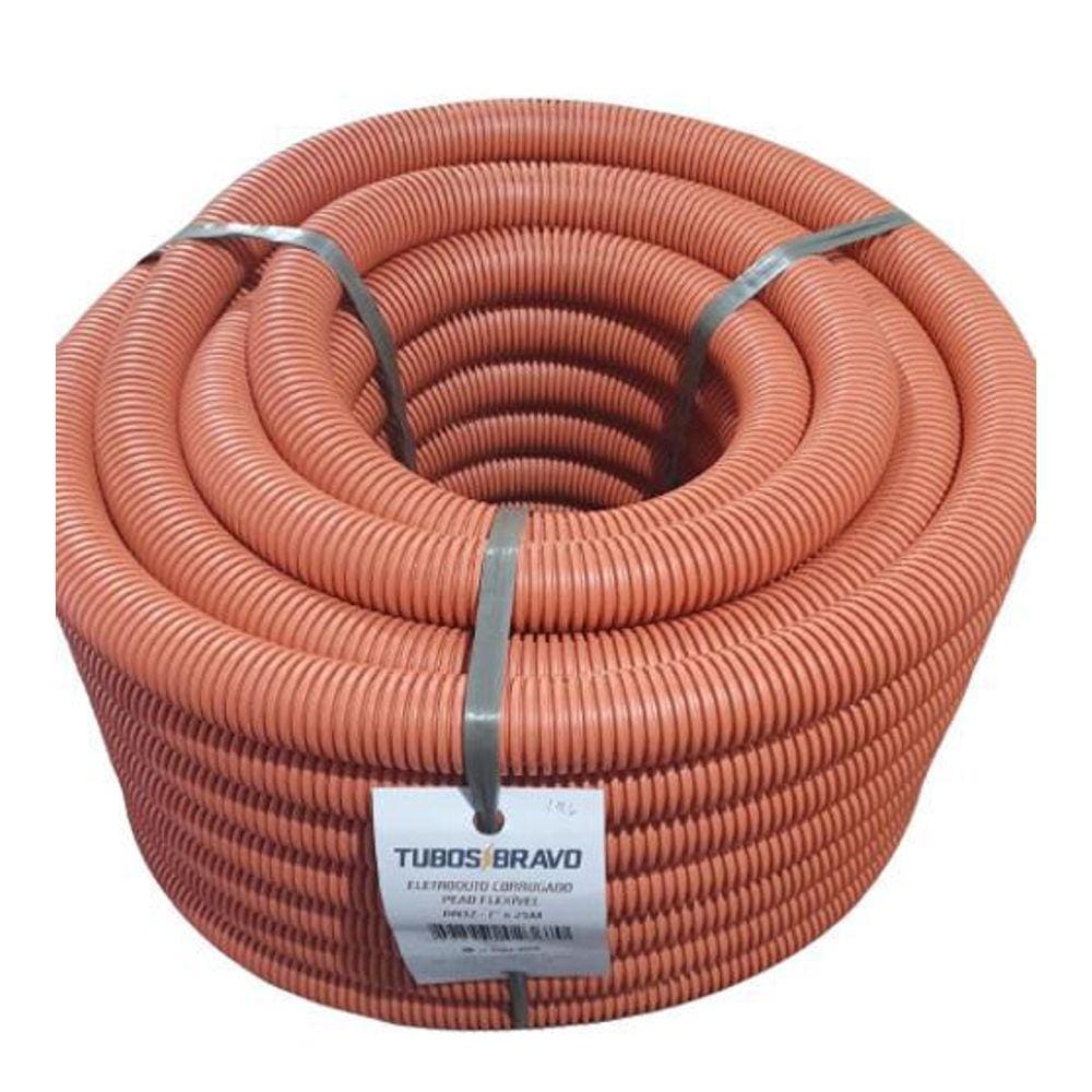 Conduíte Corrugado Eletr. Laranja Dn 32 1 X 25M - Pead