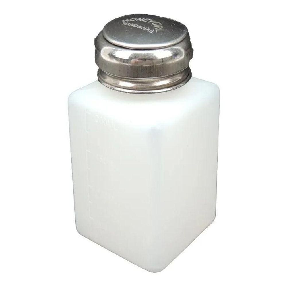 Porta Acetona Com Dosador Manicure E Pedicure 200Ml - Branco