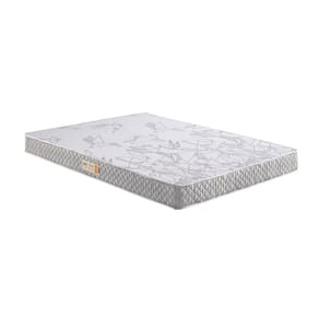 Colchão Casal Ecoflex Espuma D23 Ecoline Liso 128x188x12cm Cinza