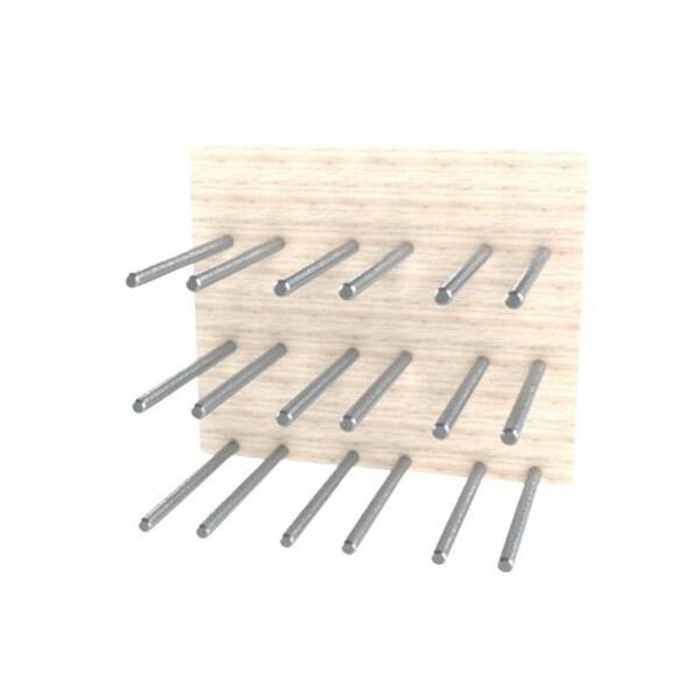 Kit Suporte Para Garrafa De Vinho Aluminio-1G-Pino-5 Pares