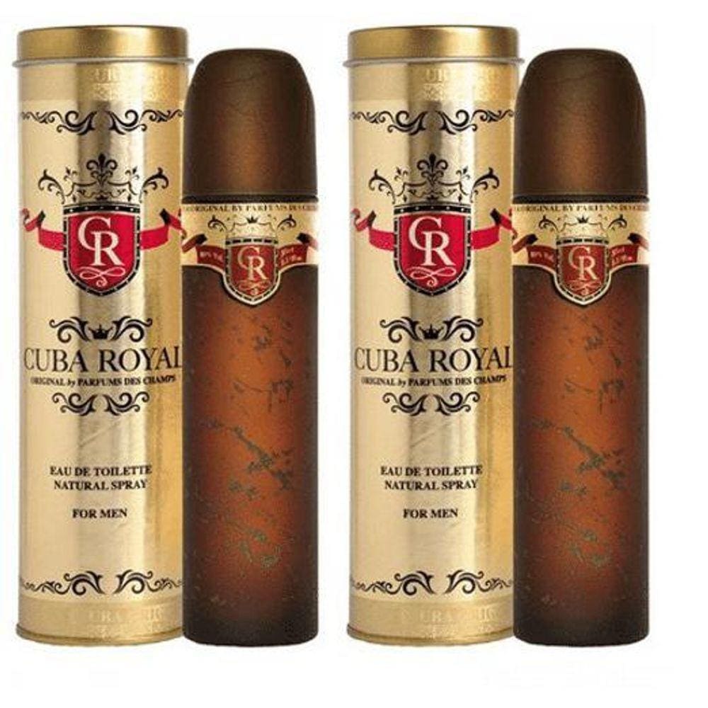 Kit 2 Perfumes Cuba Royal Masculino 100 Ml
