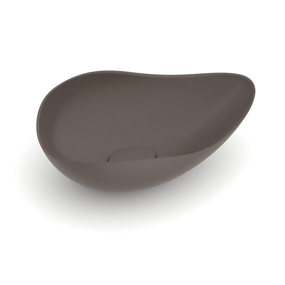 Cuba de Apoio Oval 54x37,5cm Ruy Ohtake Roca Café