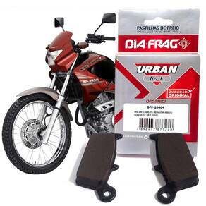Pastilha de Freio Diafrag - Xre 300 s/ Abs; Falcon Nx 400; Klx 250; Drz 250; Drz 400 - Traseira - Orgânica (Urban)