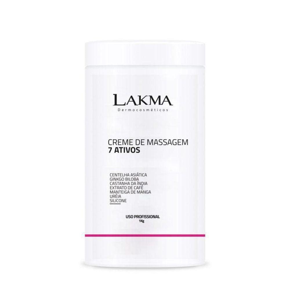 Creme De Massagem 7 Ativos 1Kg Lakma