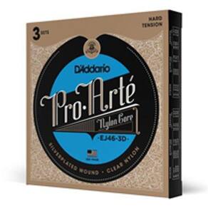 Encordoamento Violao Nylon  3 Jogos  D Addario Ej46-3D