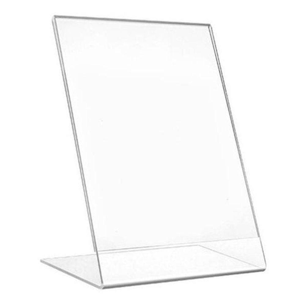 Display Expositor Acrilico A4 Porta Folha Mesa 30X21 2 Pcas