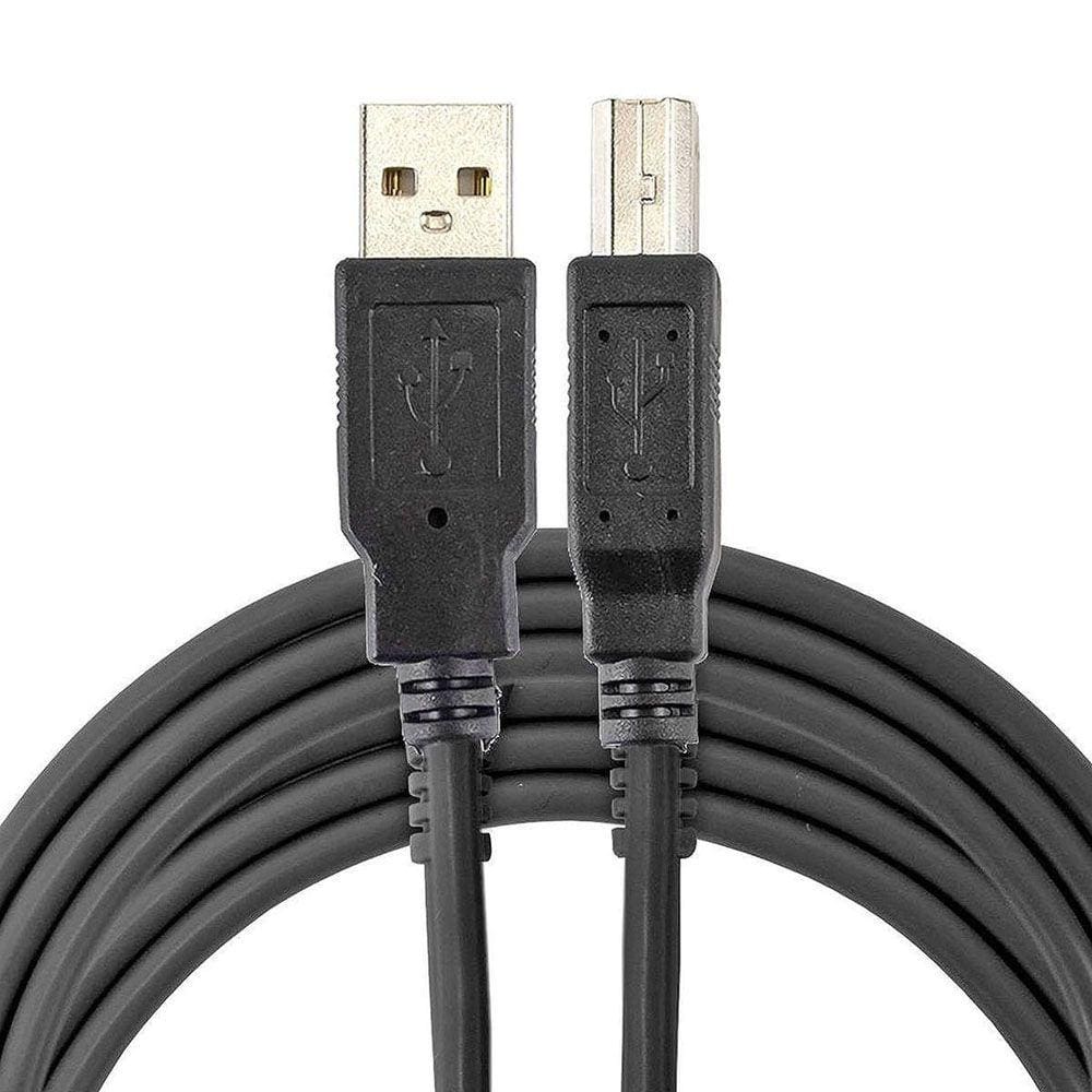 Cabo Para Impressora USB Reforçado 2.0/AM+BM/ De 5 Metros Com Filtro - high Performance