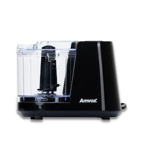 Mini Processador Amvox Apr 1001 Triturador 100W Preto 127V
