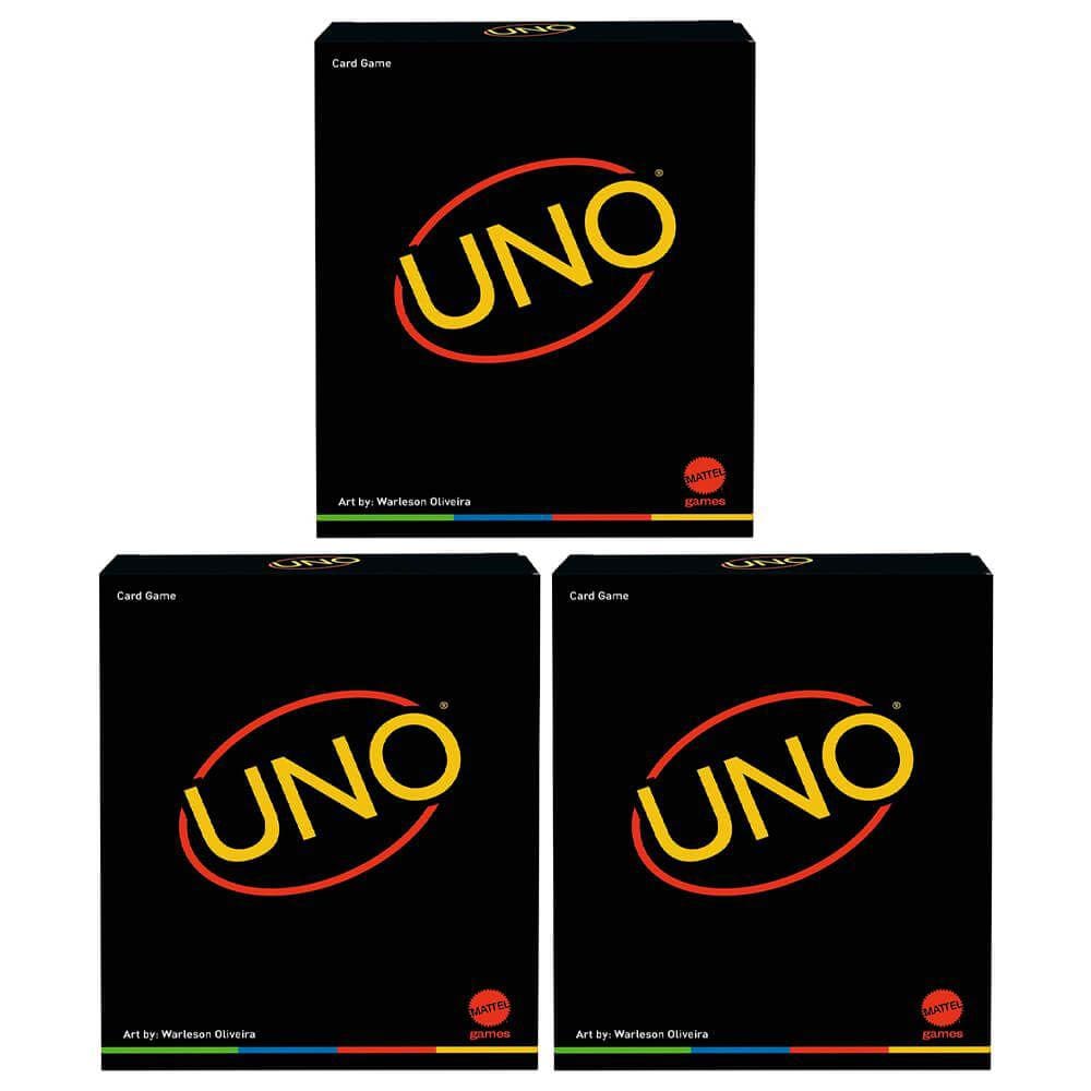 UNO MINIMALISTA, Mattel, Black