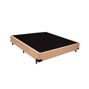 Base Box Casal Corino Extremo Reforçado HomeQueen Bege 40x138x188