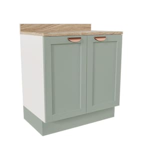 Balcão 2 Portas 80cm Arizona CabeCasa MadeiraMadeira Branco/Menta