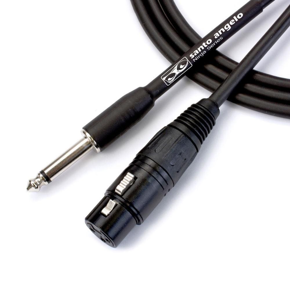 Cabo De Microfone Ninja Hg 0,20 Mm Conector P10/ Xlr Femea 0