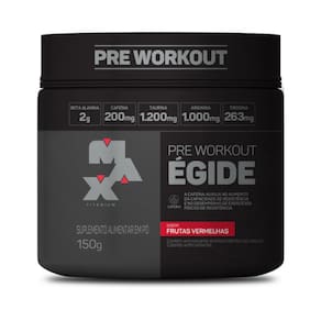 Égide Pré Workout Pote 150g - Max Titanium - Frutas Vermelhas