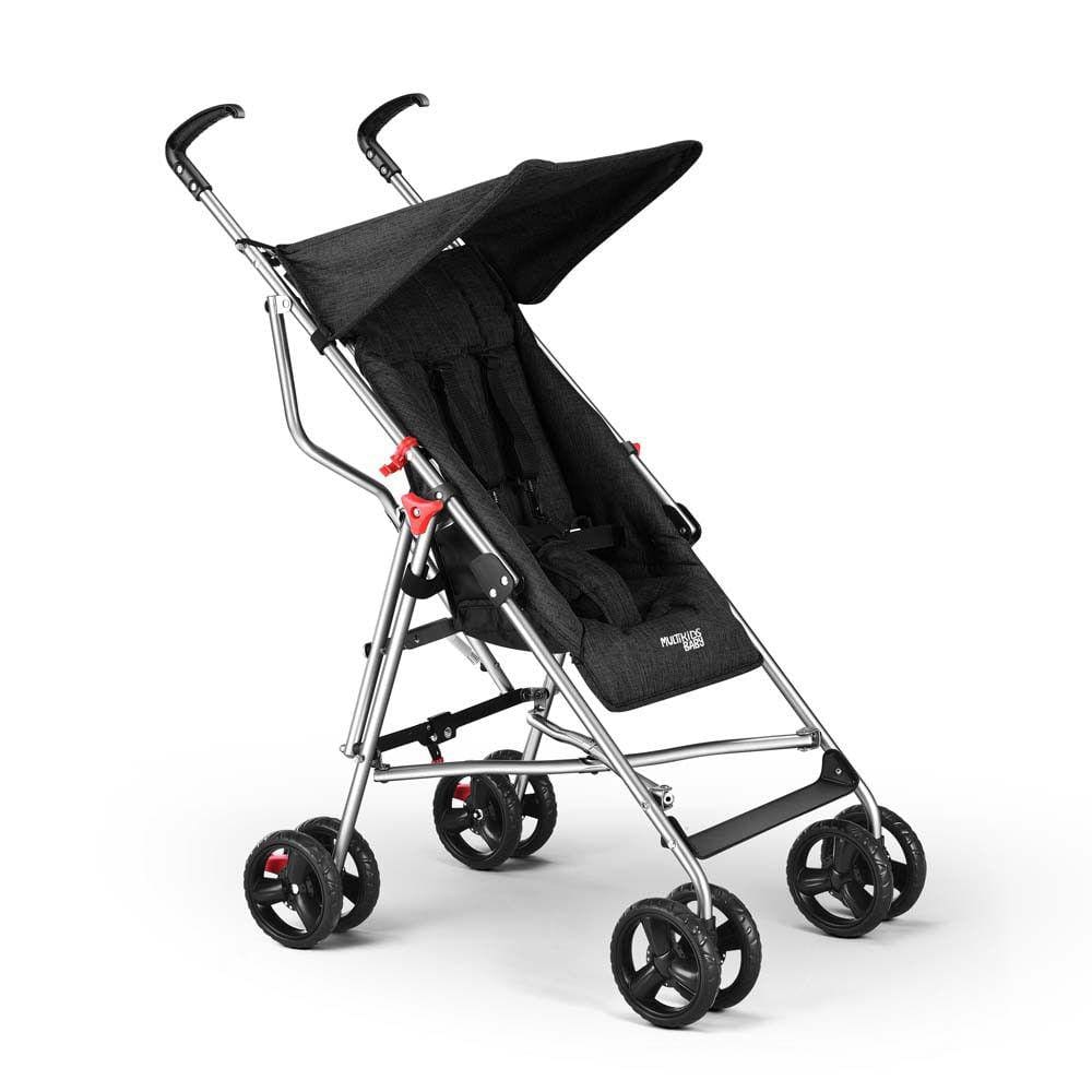 Carrinho Guarda-Chuva 6M-15kgs Preto Multikids Baby - BB327