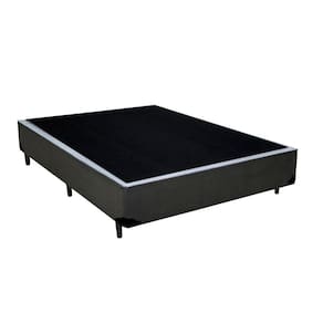 Base Box Casal Corino Extremo Reforçado HomeQueen Cinza 40x138x188