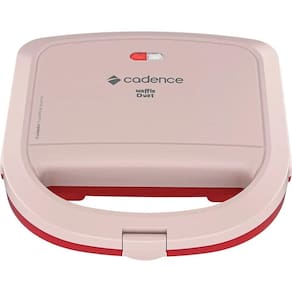 Maquina De Waffle Cadence Maker Rosa 110V