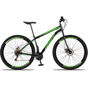 Bicicleta 29 Dropp Sport Aço 21 Marchas Freio A Disco Preto+verde