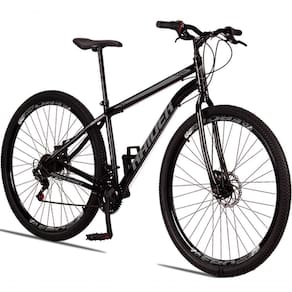 Bicicleta 29 Raider Sport Aço 21 Marchas Freio A Disco Preto+cinza