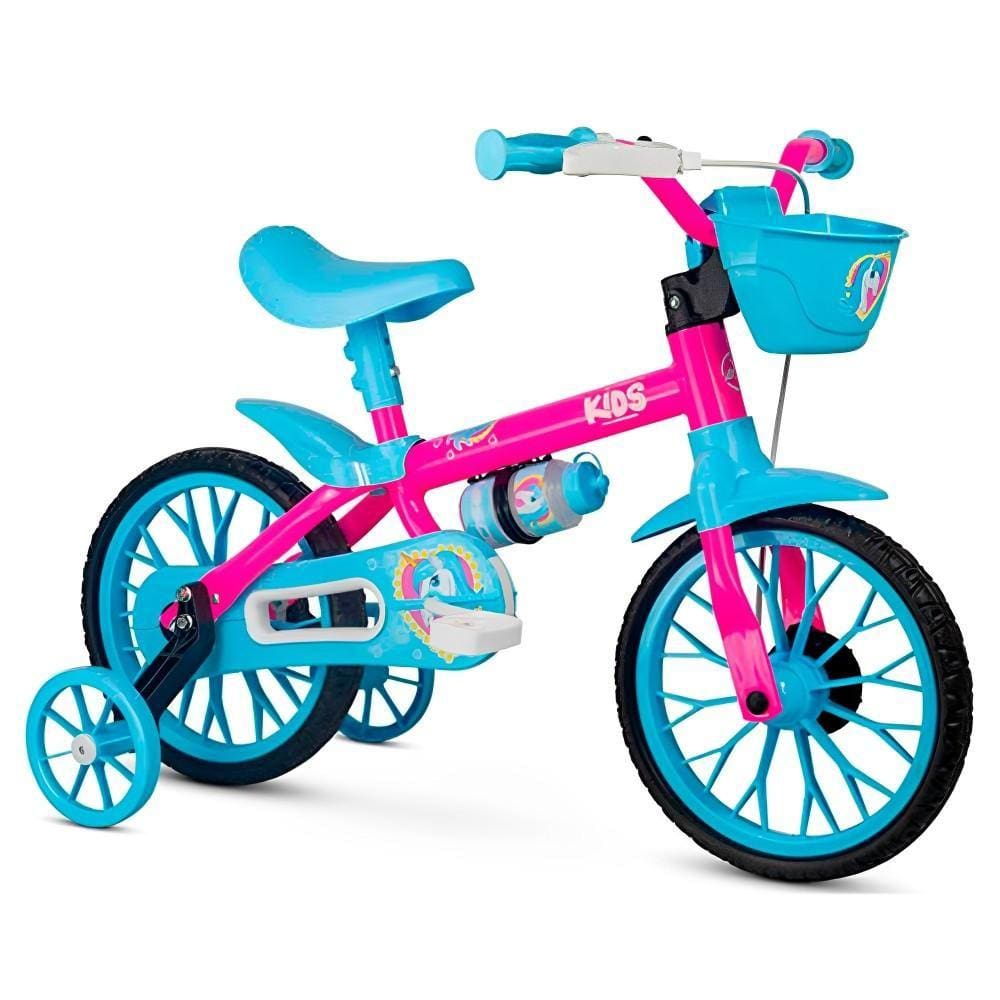 Bicicleta Infantil Aro 12 Absolute Kids Unicórnio