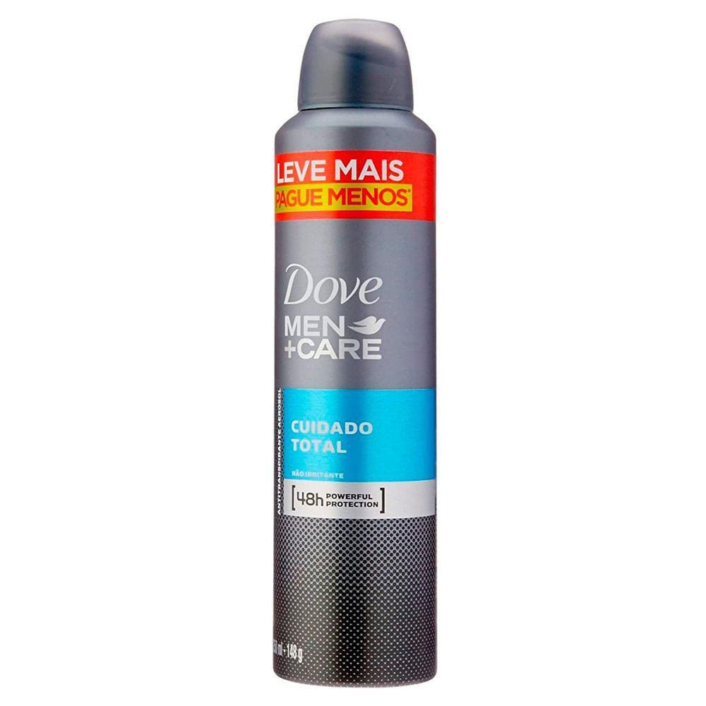 Desodorante Dove Men + Care Cuidado Total Antitranspirante 250ml Leve Mais por Menos