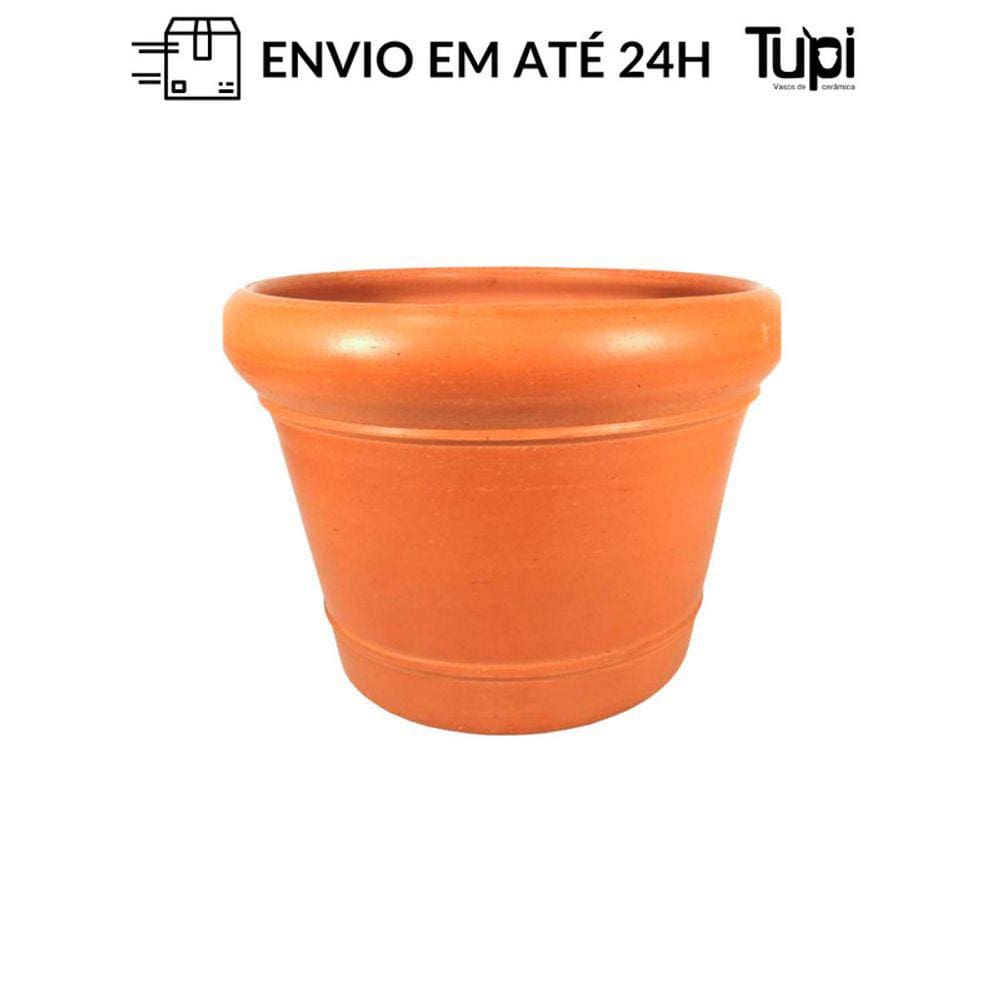 Vaso Azaleia 51X47 Natural (De Barro/Cerâmica) Para Plantas