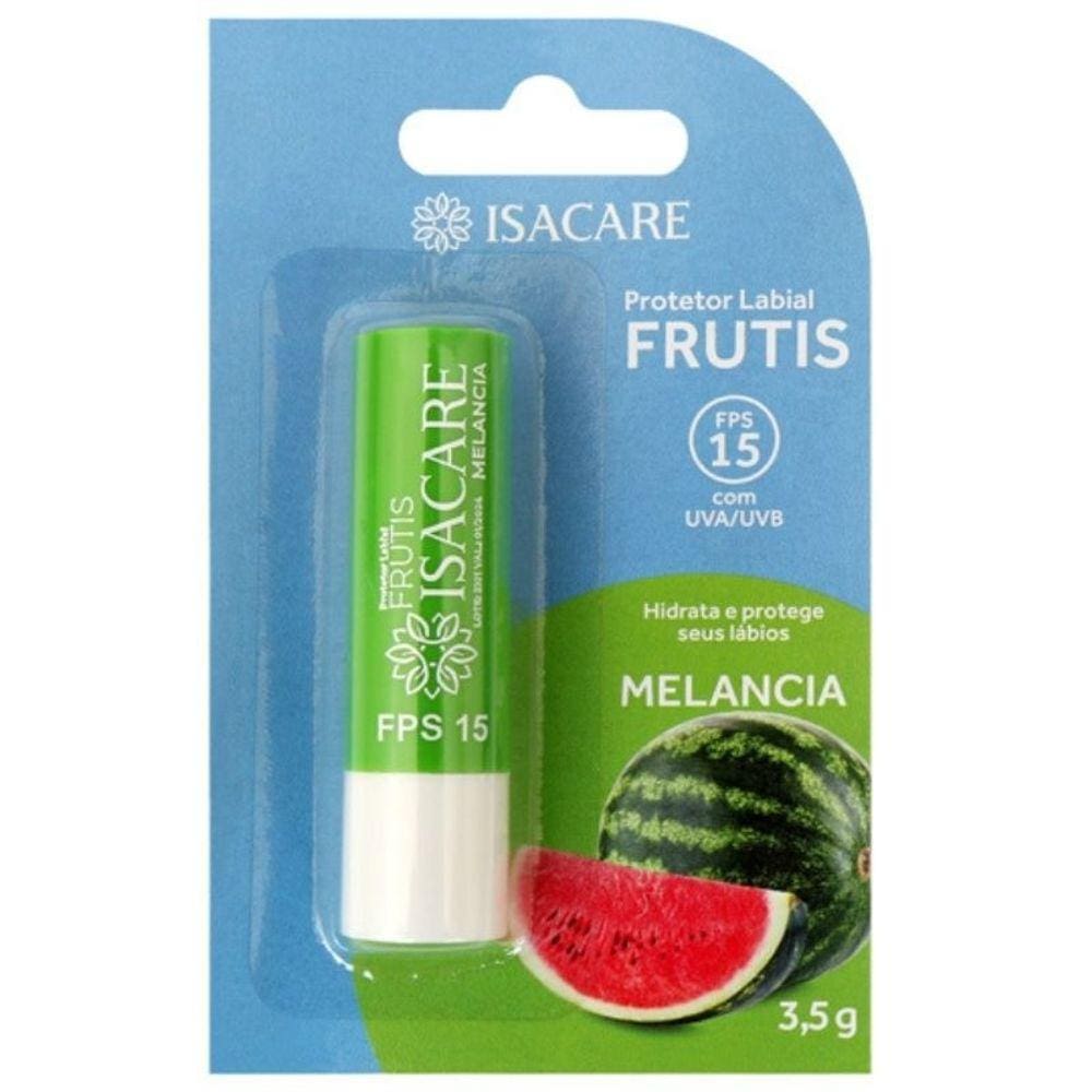 Protetor Labial Melancia FPS 15 Isacare 3,5g