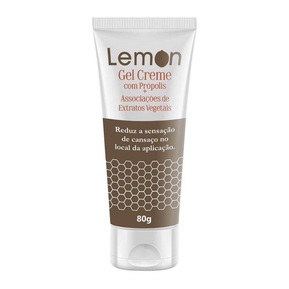 Gel Creme Lemon para Varizes com Própolis e Associações de Extratos Vegetais 80g