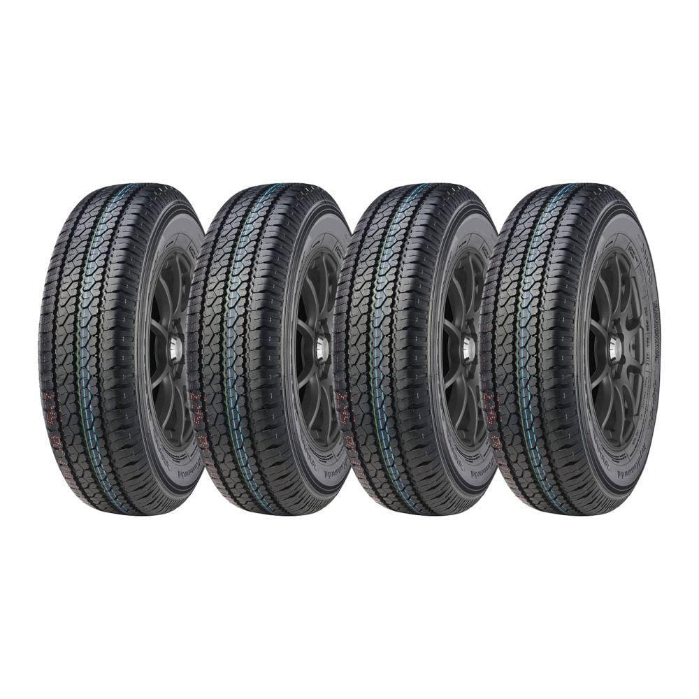 Kit 4 Pneus Compasal Aro 14C 195R14C Vanmax 8 Lonas 106/104R