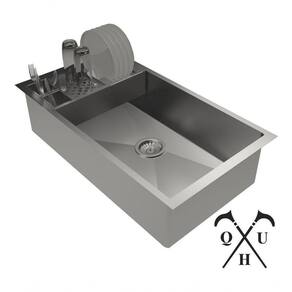 Kit Cuba 80x40 Escorredor Calha Canal Organizador