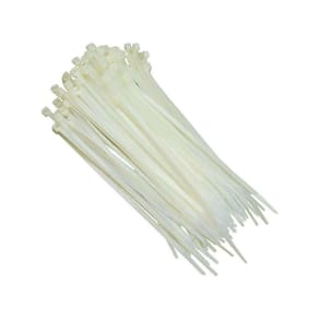 Abraçadeira De Nylon 140Mm X 3.5Mm 100 Uni Branco