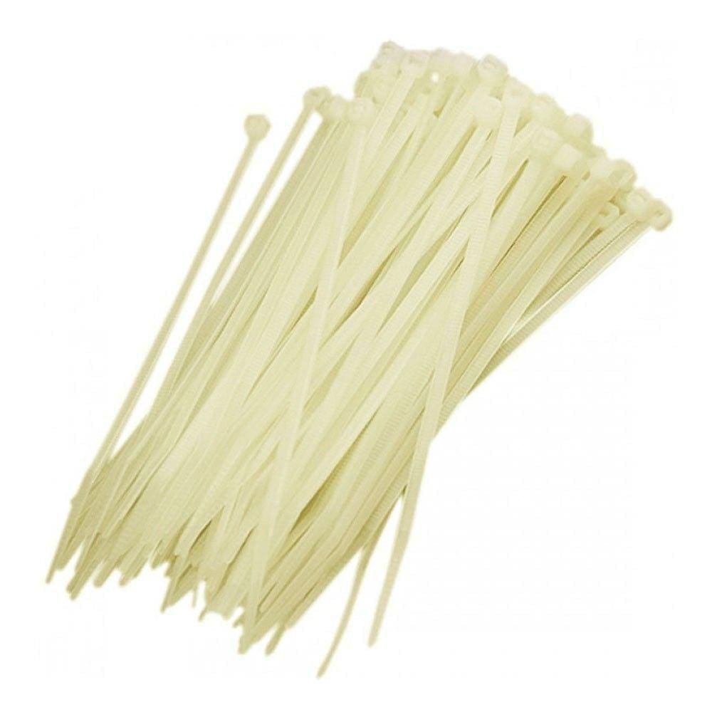 Abraçadeira De Nylon 370Mm X 7Mm Branco 50 Uni