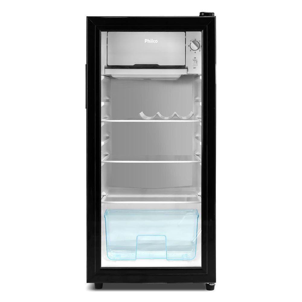 Frigobar Philco Pfg105pg Vidro Duplo 7 Níveis 85L 127V