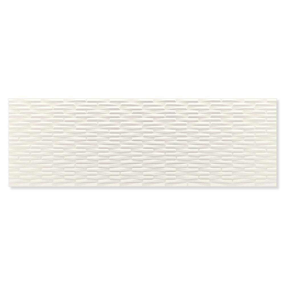 Revestimento Matte Borda Reta Solene Decor Branco 33X100Cm