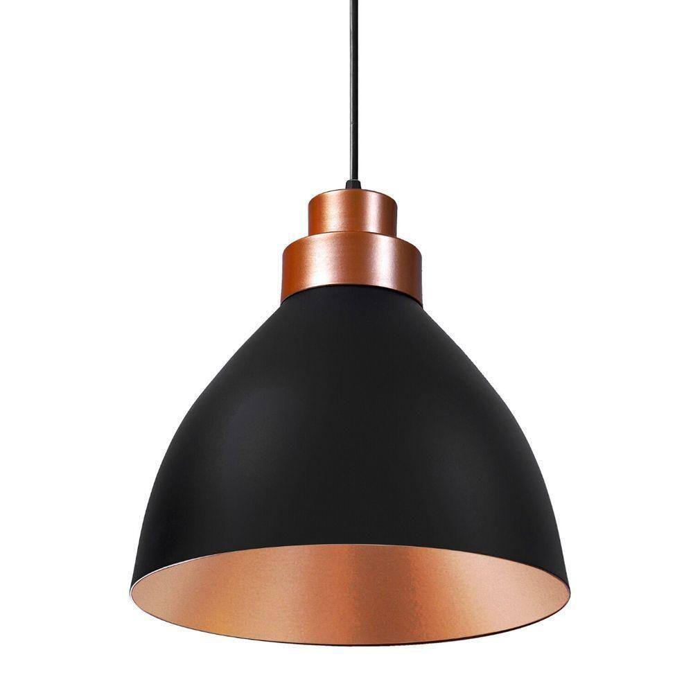 Pendente Moscou Preto C/ Cobre