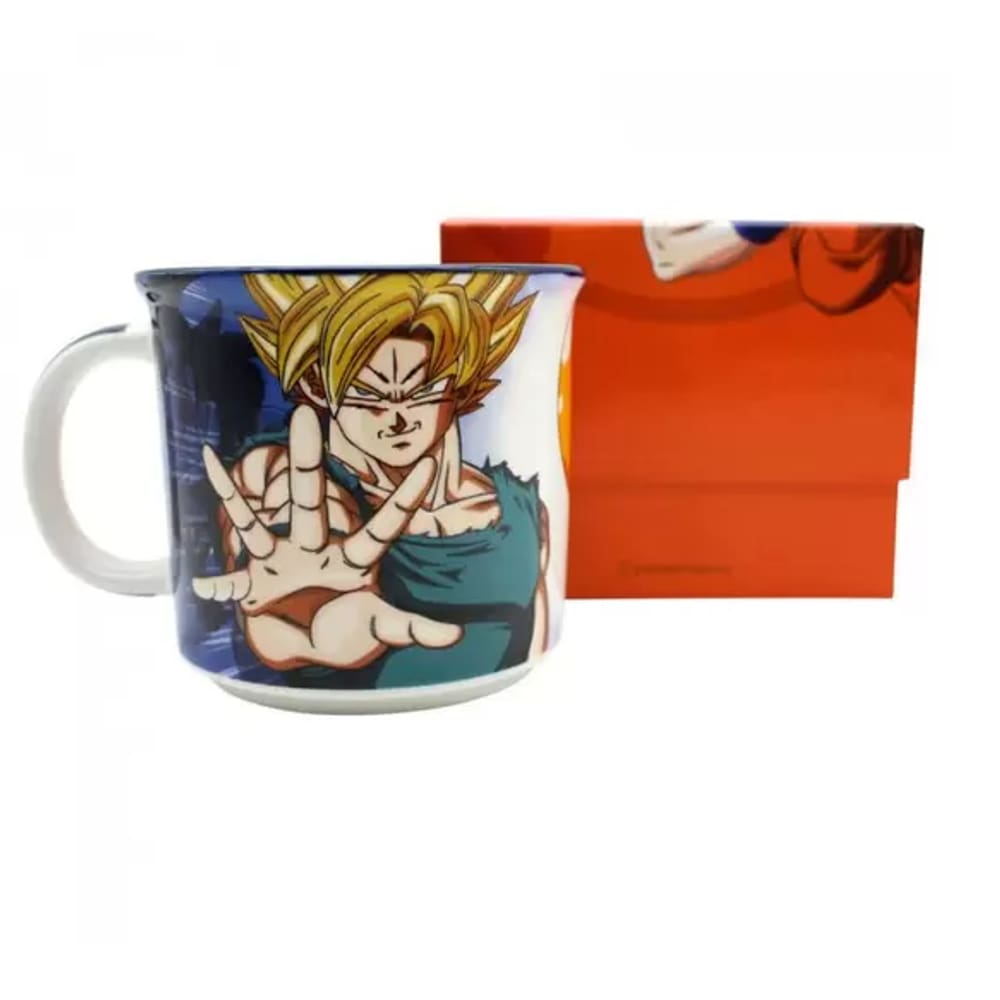 Caneca Goku Dragonballz Porcelana 350Ml C/ Caixa