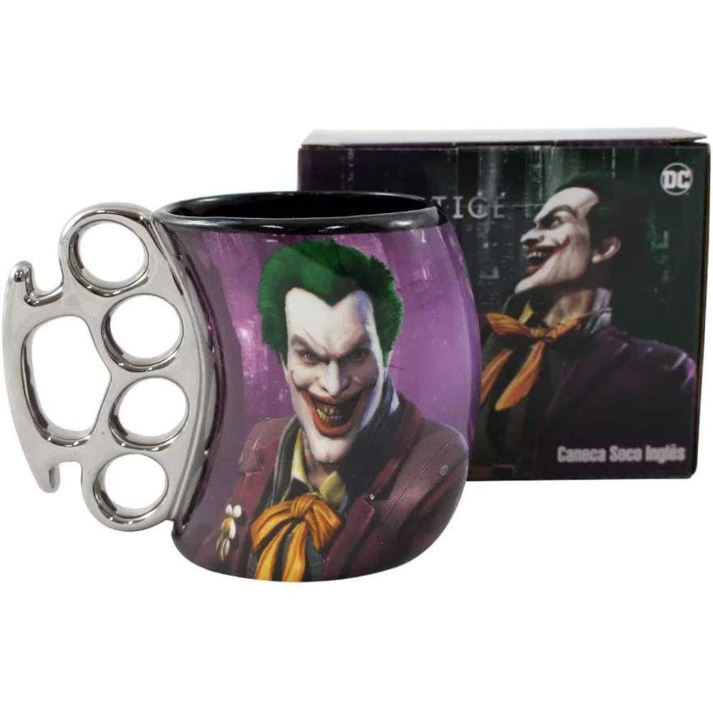 Caneca Punch Inglês Coringa Injustice 350Ml C/ Caixa Personal