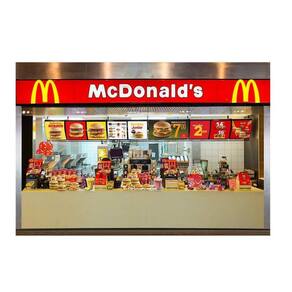 Fundo Fotográfico Tecido Sublimado Pequeno 3D Mc` Donalds