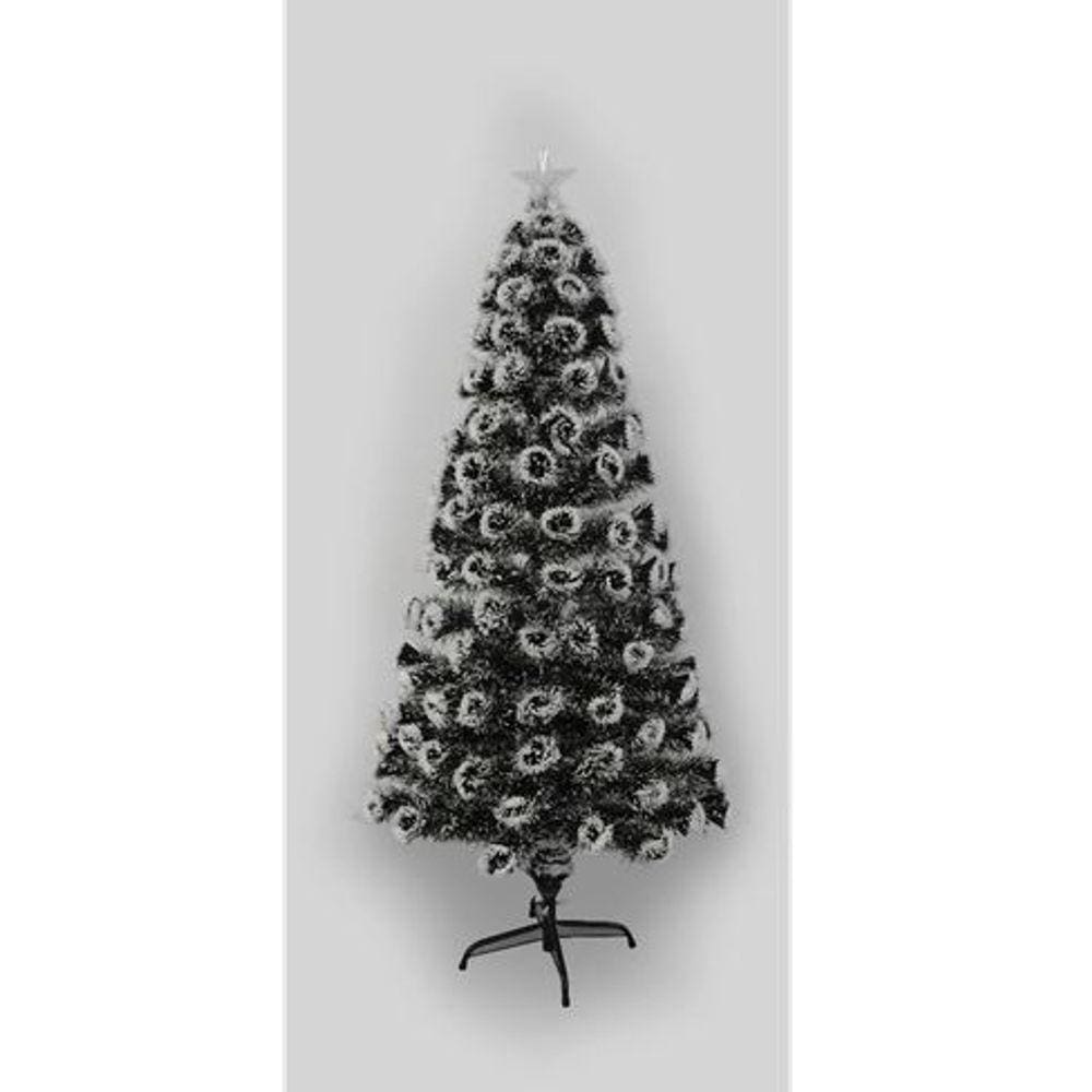 Arvore De Natal Led Verde Nevada 90cm Luzes Brancas