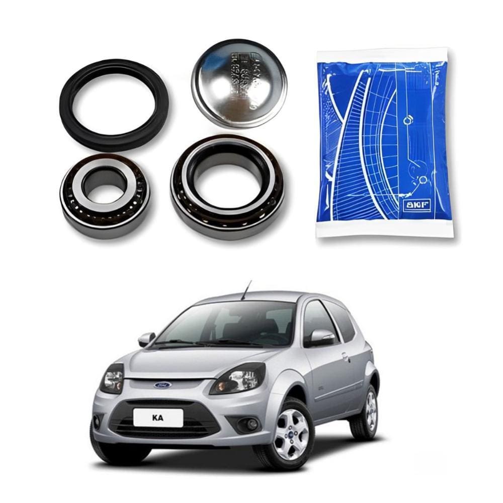 Kit Rolamento Roda Traseiro Ka 1997 A 2014 VKBA4533
