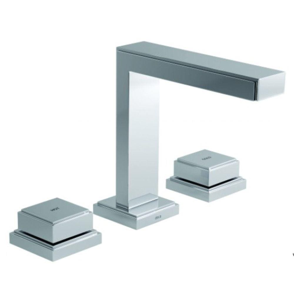 Misturador De Mesa Bica Alta Para Lavatório Deca Quadra Cromado 1877.C93