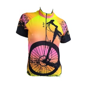 Camisa Ciclismo Feminina Be Fast Roda Bike Mtb