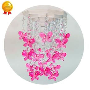 Lustre Infantil Decoração Quarto De Menina Bebê Borboletas