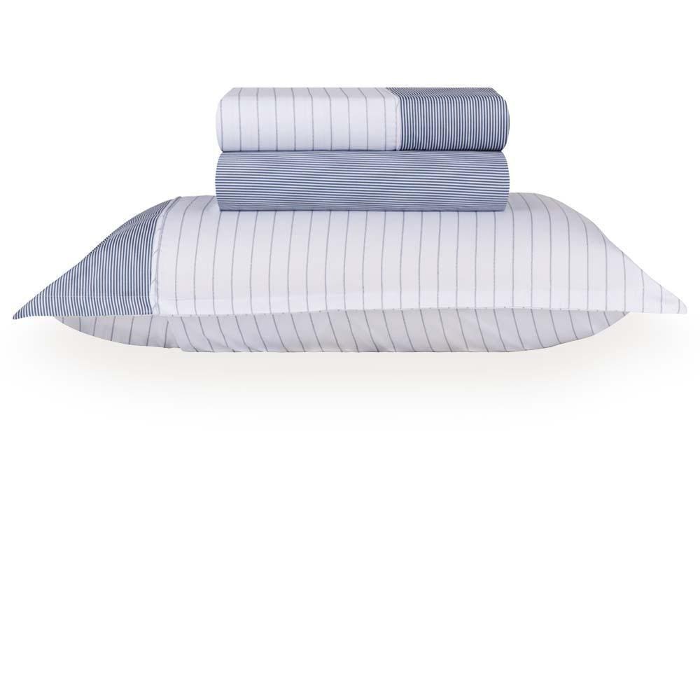 Jogo de Cama Solteiro King 300 Fios Seattle - Naturalle Fashion