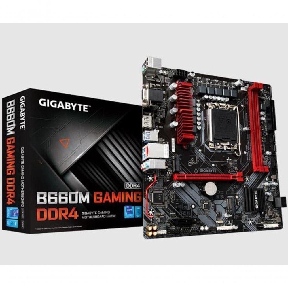 Placa Mae Gigabyte Intel Lga 1700 B660 Express Ddr4 B660M